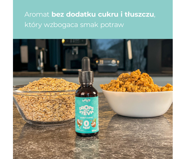 AmerPharma Locco 0 kcal Niskokaloryczne krople słodzące ze stewii Kokos - 1503785 - zdjęcie 3